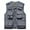 Gray, variant on HOTIAN Fishing Vest Jcket for Men and Women Quick-Dry Outdoor Cargo Utility Vests with Multi-Pocket for Travel Work Photography Khaki M