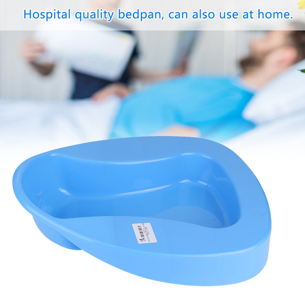 Haofy Firm Thick Plastic Stable Bedpan Heavy Duty Smooth for BedBound