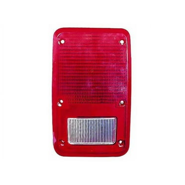 Left Tail Light Lens - Compatible with 1981 - 1993 Dodge B250 1982 1983 1984 1985 1986 1987 1988 1989 1990 1991 1992