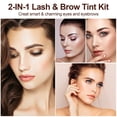 thumbnail image 2 of Kit de pestañas y cejas Duoffanny 2 en 1, color para pestañas y cejas, 7 ml, 2 of 6