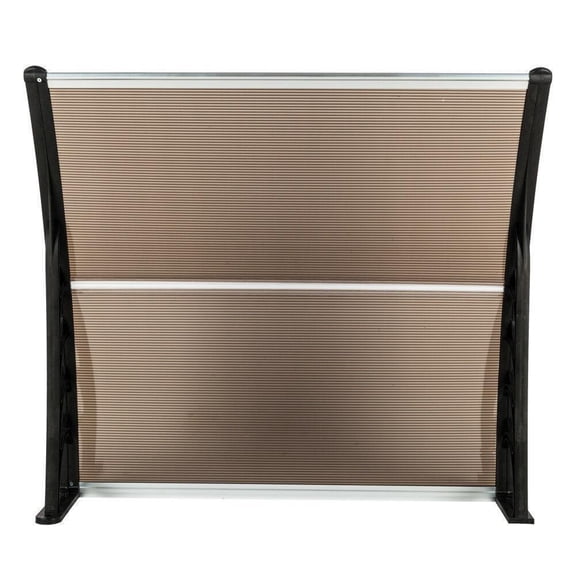 DIY 40"x 40" DIY Home Window Awning Door Canopy Cover Outdoor UV Rain Protect