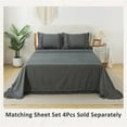 thumbnail image 6 of Lanpei Boho Duvet Cover Set 3PCs King, 100% Washed Cotton Bohemian Modern Bedding Set Grey Girls Fringed Tassel and Ruffle Comforter Cover Set With Zipper (1 Duvet Cover, 2 Pillowcases), 6 of 7