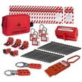 thumbnail image 1 of Kit de etiquetado de bloqueos eléctricos TRADESAFE con cerrojos y cierres, 1 of 8