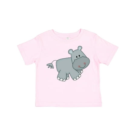 

Inktastic Cute Smiling Baby Hippo Gift Toddler Boy or Toddler Girl T-Shirt