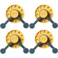 thumbnail image 1 of Paquete de 4 ganchos adhesivos giratorios de 360 ??°, ganchos colgantes para electrodomésticos con forma de reloj sin perforaciones para ba?o, cocina y oficina LingWen 8390605779688, 1 of 1