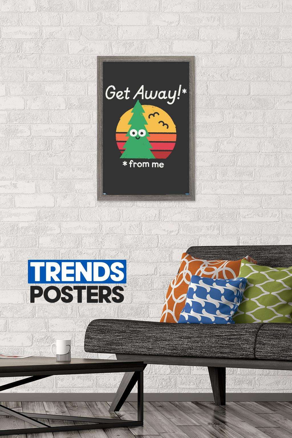 DaVid Olenick - Take a Hike Wall Poster, 14.725" x 22.375", Framed