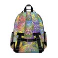 thumbnail image 3 of Pioneer Flower Floral Print Pattern Backpack for School, Cute School Bag with Adjustable Shoulder Straps and Padded Back, 15.25"x11.5"x5.25", 3 of 5