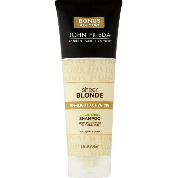 John Frieda sheer blonde Highlight Activating Enhancing Shampoo For Lighter Blondes 11.0 oz (Pack of 6)