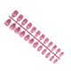 thumbnail image 1 of Vogacara 24 piezas de uñas postizas de ataúd resistentes a los arañazos de bailarina corta coloridas uñas acrílicas artificiales de color sólido DIY Juegos de manicura 28 morado Vogacara CE011412-28, 1 of 4