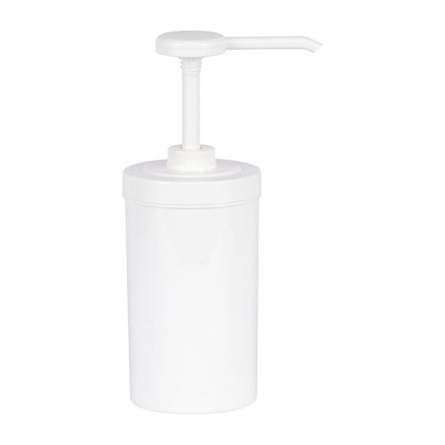 Bomba dispensadora de salsa, dispensador de jarabe de café, 1 L, contenedor para uso comercial, 20 cc