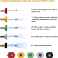 thumbnail image 2 of Pressure Washer Gun Adapter with Wide Compatibility, Quick Connector for Brass and Stainless Steel Components Supports Multiple Degrees, 2 of 5