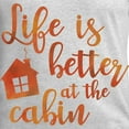 thumbnail image 3 of CafePress - Life's Better Cabin Long Sleeve T Shirt - Unisex Cotton Long Sleeve T-Shirt, 3 of 4