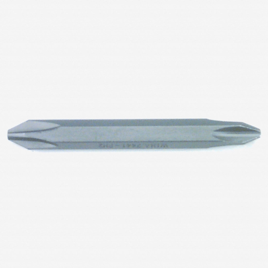 Wiha 71404 1 + 1 x 60mm Phillips Double End Bit