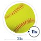 thumbnail image 3 of Camiseta de bateo Franklin Sports para niños, teeball/softball, azul/gris, 3 of 9