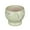 Green, variant on Ceramic Pattern Mortar & Pestle Set, with Elegant White Flower Spots and Wooden Pestle, Grinder Spice Herb Grinder Kitchen Tool, 3.7 In
