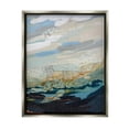 thumbnail image 3 of Stupell Industries Nautical Landscape Abstract Ocean Layered Map Collage Painting Luster Gray Floating Framed Canvas Print Wall Art, Design by Stacy Gresell, 3 of 5
