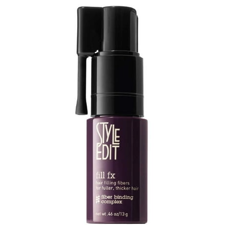Style Edit Fill Fx Instant Hair Building Fibers, For Thinning Hair Or Bald Spots, Hair Loss Concealer, For Men And Women, Light Brown