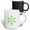 Multicolor, variant on 3drose, Minimalistic Green Snowflake Hand Drawn Art, 15oz Mug