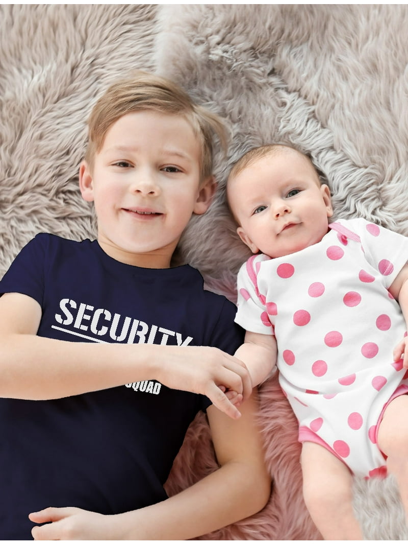 Big Brother Security for Little Sister Tstars Kids T-Shirt