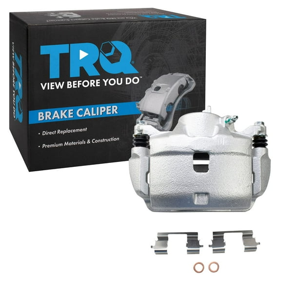 TRQ Front Right Brake Caliper w/Bracket Passenger Side Compatible with 2002-2004 Honda CR-V 2003-2011 Element