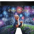 thumbnail image 4 of Happy New Year Yorkshire Terrier Family Cheer Winter Midnight Firework All Over Print Boxer Briefs Underwear for Men Dad Yorkie Dog Lover Gifts - 02025, 4 of 6