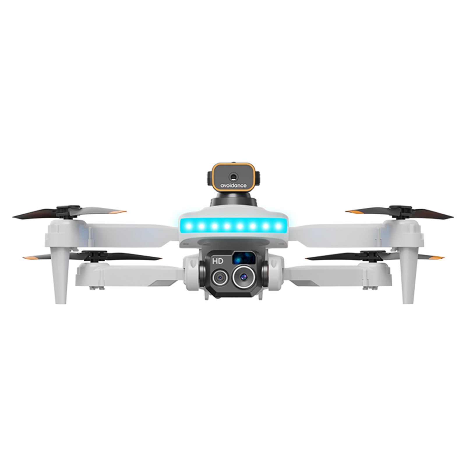 Drone with High-Definition Dual Camera, One Click Takeoff And Landing, 540°Intelligent Obstacle Avoidance Remote Control Toys Gifts for Adults