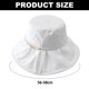 thumbnail image 2 of Sombrero de pescador con perlas de circunferencia de 56-58cm, sombrero de pescador informal para mujer de primavera y verano, sombrero protector solar, gorro de lavabo, 2 of 5