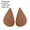 Brown-Pointed head, variant on 6pcs Rubber Forefoot Pads Men Women Shoes Soles Protector Anti-slip Repair Outsoles Self-adhesive Sticker High Heel Care Bottom Patch