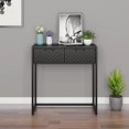 thumbnail image 1 of vidaXL Console Table Anthracite 72x35x75 cm Steel, 1 of 5