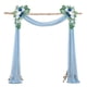 thumbnail image 1 of Bearachild 2 pack/lote exquisita artesanía boda cortina romántica elegante gasa cortina para bodas No Decoración del hogar Azul pálido, 1 of 6