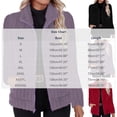 thumbnail image 3 of Aimik Women's Ribbed Knit Full Zip Up Cardigan Sweater Cozy Chunky Fleece Jacket with Pockets Casual Outerwear, 3 of 5