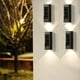 thumbnail image 5 of Mejores Lámparas Solares para Vallas Exteriores Pack 4 - Lámparas de pared LED impermeables IP65 para jardín, jardín, garaje y sendero, 5 of 7