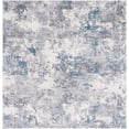 thumbnail image 1 of SAFAVIEH Lagoon Collection Area Rug - 6'7" Square, Light Grey & Light Blue, Modern Abstract Design, Non-Shedding & Easy Care, Ideal for High Traffic Areas in Living Room, Bedroom (LGN521G), 1 of 6