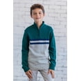 thumbnail image 2 of Cozeeme Big Boys Half Zip Long Sleeve Sweater Toddler to Big Kid, 2 of 4