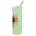 thumbnail image 4 of Carolines Treasures CK4281TBL20 Borboel Mastiff Green Flowers Stainless Steel 20 oz Skinny Tumbler 20 oz multicolor, 4 of 4