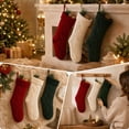thumbnail image 5 of Miwamany Christmas Stockings Set of 3, Large Cable Knit Gift Socks for Xmas Fireplace Hanging, Holiday Decor Stocking for Family, Christmas Decorations Indoor, 5 of 7