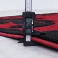thumbnail image 6 of Allstar Red Modern Geometric flowers design Area Rug (5' 2" x 7' 2"), 6 of 7