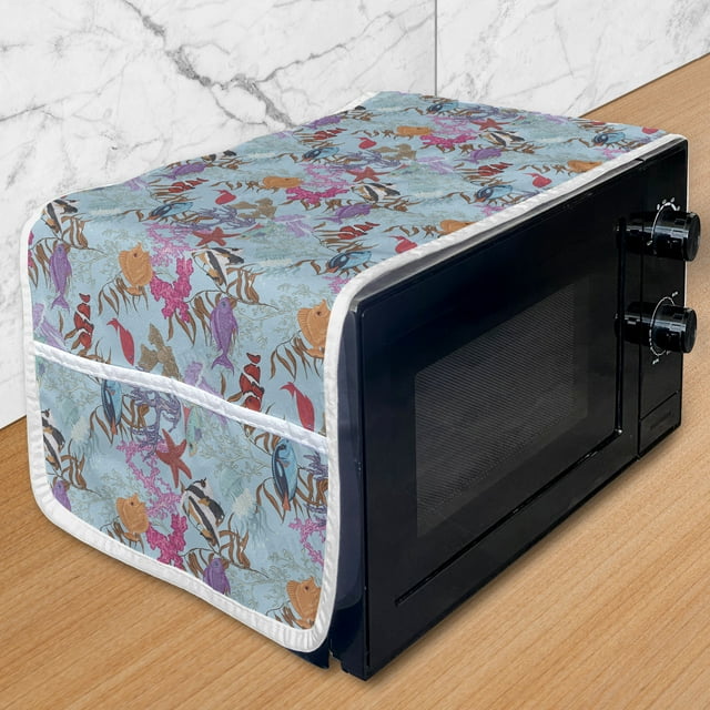 Underwater Microwave Oven Cover, Fish Aquatic Animals Jellyfish ...