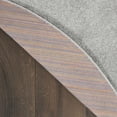 thumbnail image 3 of Noursion Essentials Solid Contemporary Silver Grey 6' x Round Area Rug, (6' Round), 3 of 10