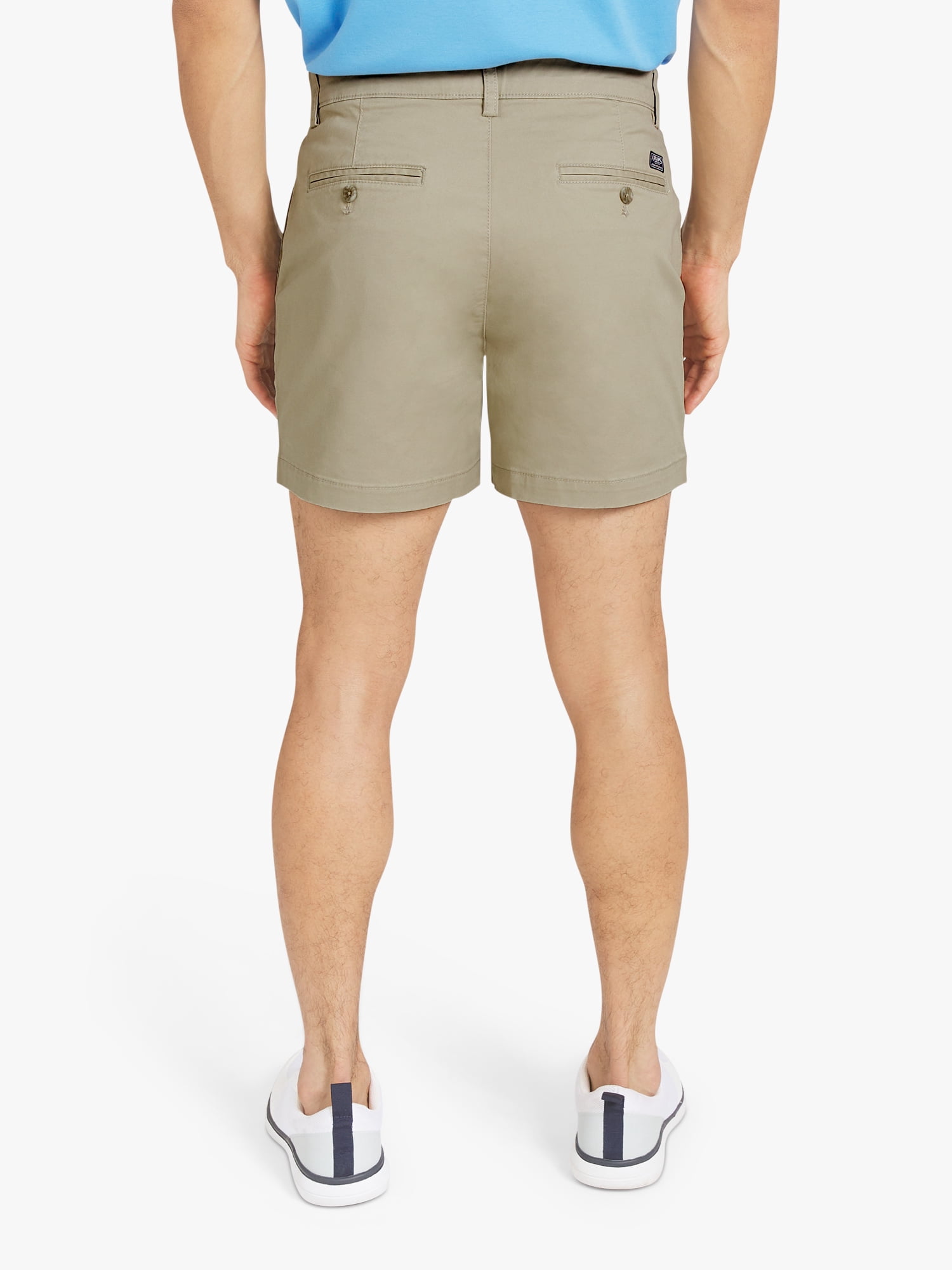 Chaps Men's & Big Men's Flat Front Shorts, Sizes 30-42, 5" Inseam