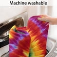 thumbnail image 5 of Colorful Rainbow Tie Dye Spiral Pattern Bathroom Rugs Mat,Non Slip Microfiber Bathroom Rug,Rubber Backing,Soft Bathroom Mats for Bathroom Floor,Tub and Shower,60x24in(150x60cm), 5 of 5
