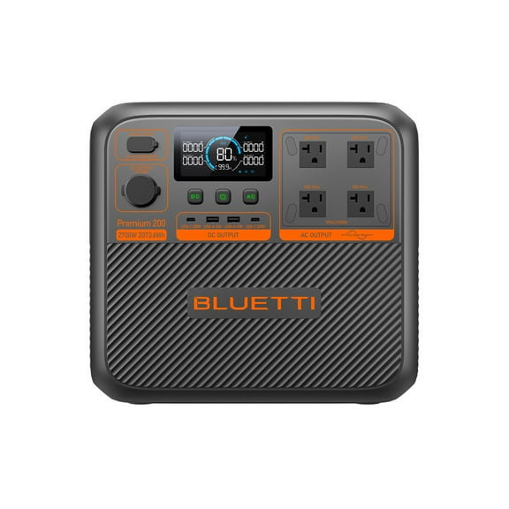 BLUETTI Premium 200 V2 Portable Power Station, 6000 Cycle Life, Long-Lasting Battery for Home Backup & Off-Grid Use