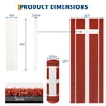 thumbnail image 3 of EDTara 10x3 Ft Professional Softball Pitching Mat, Features All-Weather Rubber and Uv-Resistant Turf, Designed for Indoor and Outdoor Practice for Consistent Softball Training, 3 of 7
