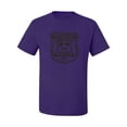 thumbnail image 2 of Burt Macklin Parks and Recreation Pop Men's Graphic T-Shirt, Purple, Large, 2 of 3