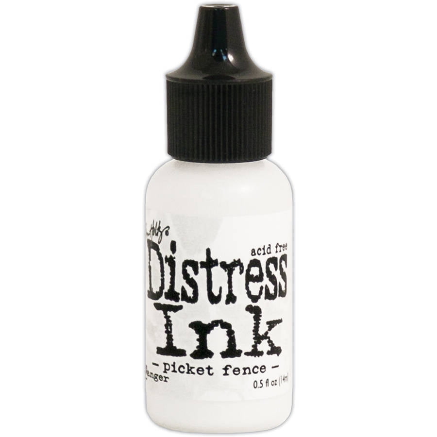 Distress Pad Re-Inker, .5 oz, Picket Fence