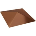 thumbnail image 6 of Ekena Millwork 11 7/8"W x 11 7/8"H Sellek EnduraWall Decorative 3D Wall Panel, Bright Coat Copper (12-Pack for 11.76 Sq. Ft.), 6 of 6