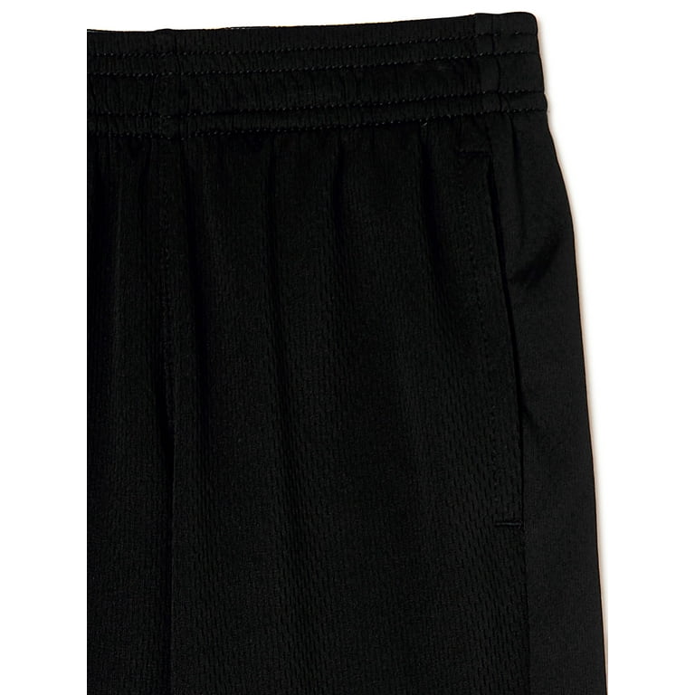 Athletic Works Boys Mesh Pants, 2-Pack, Sizes 4-18 & Husky