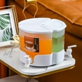 thumbnail image 4 of Dispensador de bebidas a prueba de , boca ancha, de , dispensador de bebidas, jarra de agua fría o caliente para refrigeradores, Sunnimix jarra de limonada del refrigerador, 4 of 7