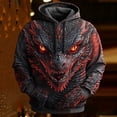thumbnail image 3 of CONZONE Men's Hoodies Dragon Graphic Y2K Hoodie For Men Long Sleeve Pullover Hooded Sweatshirt Soft Fall Winter Sweatshirts, 3 of 4
