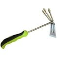 thumbnail image 3 of Garden Guru Hand Cultivator Rake Hoe Tiller Tool - Stainless Steel for Ultimate Strength - Rust Resistant - Ergonomic Handle - Great for Gardening Cultivating Loosening Weeding (4Pack), 3 of 5